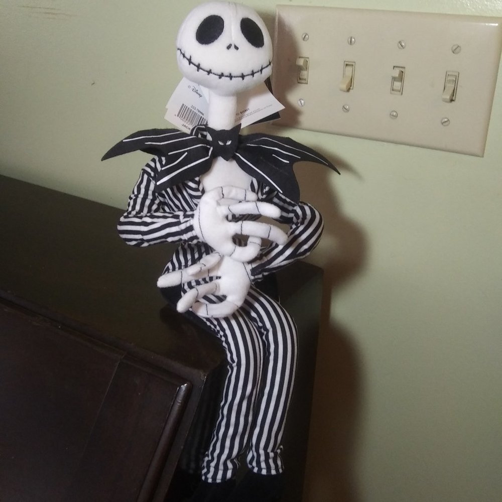 Walt Disney World Posable  18 inch Jack Skellington  with a few original tags
